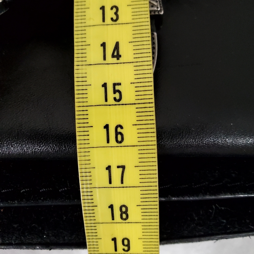 ZARA Western Black Fringe Crossbody Bag with Silver Buckle Detail - Picture 15 of 15